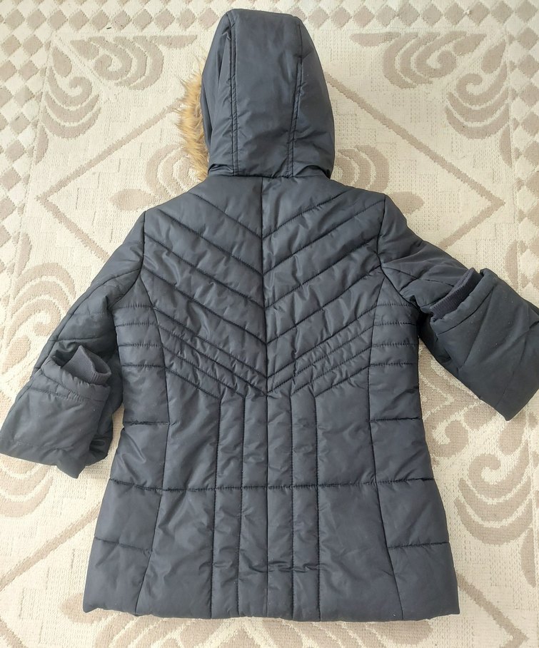 Lacivert Kadın Mont - Görsel 2