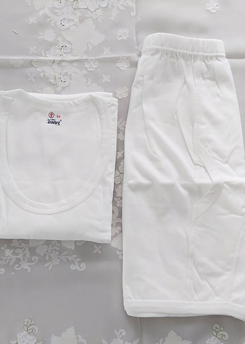 Yavuz Erkek Beyaz Atlet iç Çamaşırı Takımı - Görsel 3