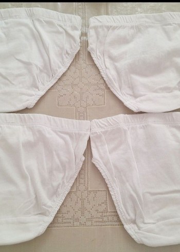 Beyaz ÇOCUK Külot 4'lü Paket - Görsel 2