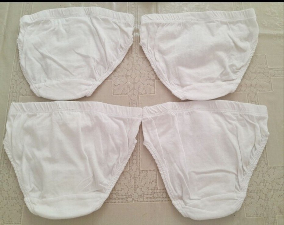 Beyaz ÇOCUK  Külot 4'lü Paket - Görsel 2