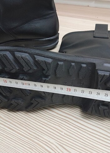 Erkek Çelik burunlu Deri çizme - Görsel 11