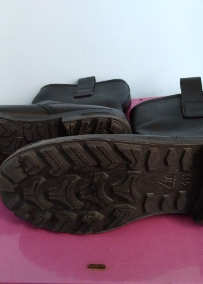 Erkek Çelik burunlu Deri çizme - Görsel 5