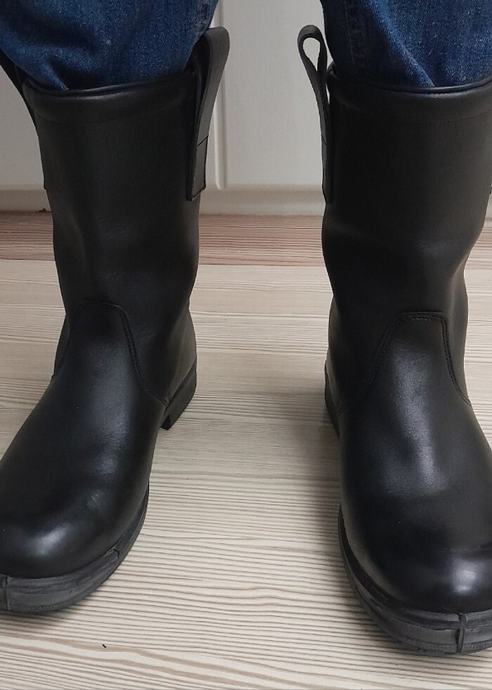 Erkek Çelik burunlu Deri çizme - Görsel 2