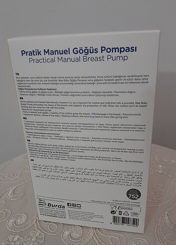  Beden Renk Pratik Manuel Göğüs Pompası