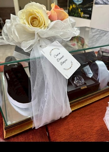 cam fanus nişan bohçası cam kutu - Görsel 2