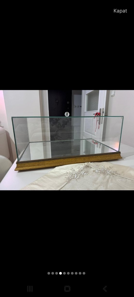 cam fanus nişan bohçası cam kutu - Görsel 3