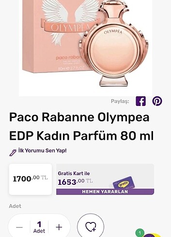 Paco Rabanne Olympea Kadın parfüm  - Görsel 16