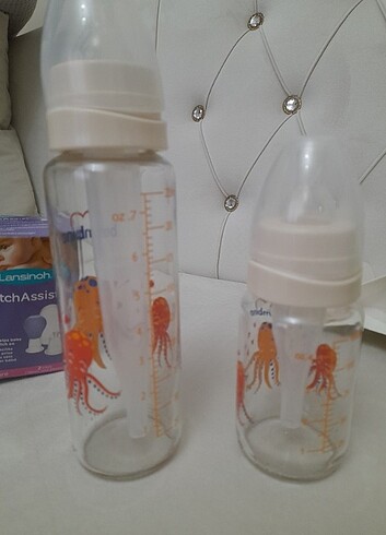 Biberon seti ve lansinoh göğüs ucu çıkartıcı - Görsel 8