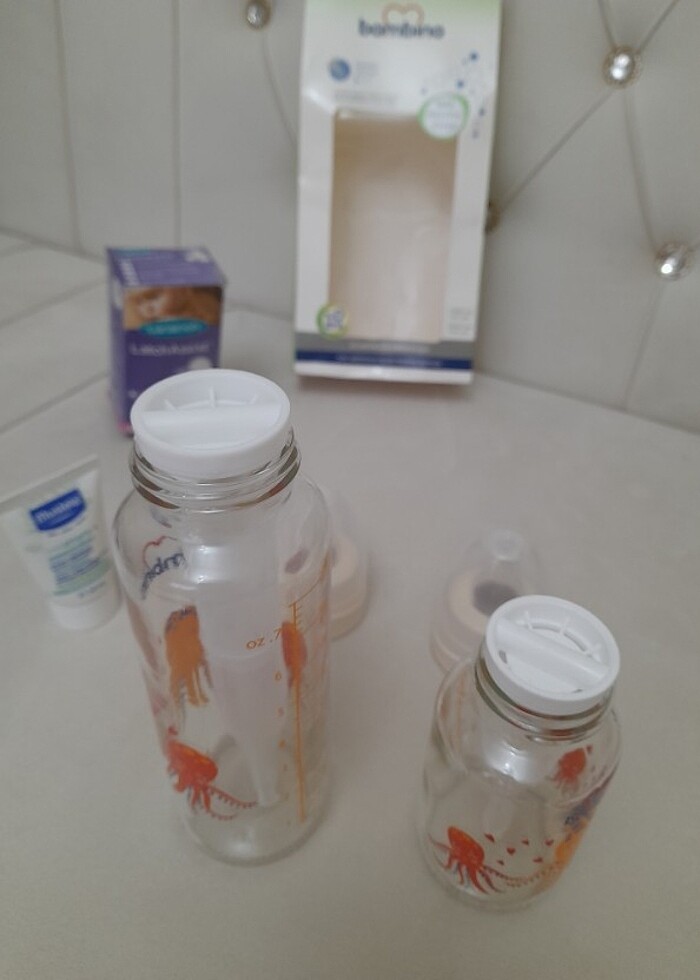 Biberon seti ve lansinoh göğüs ucu çıkartıcı - Görsel 3