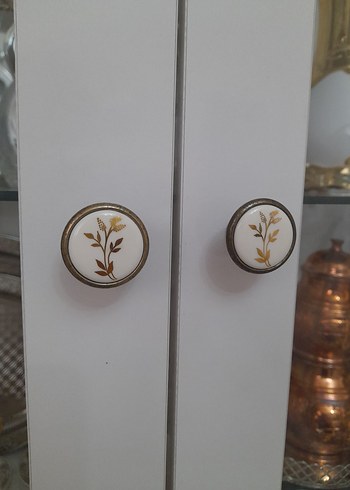 vitrin gümüşlük kitaplık - Görsel 7