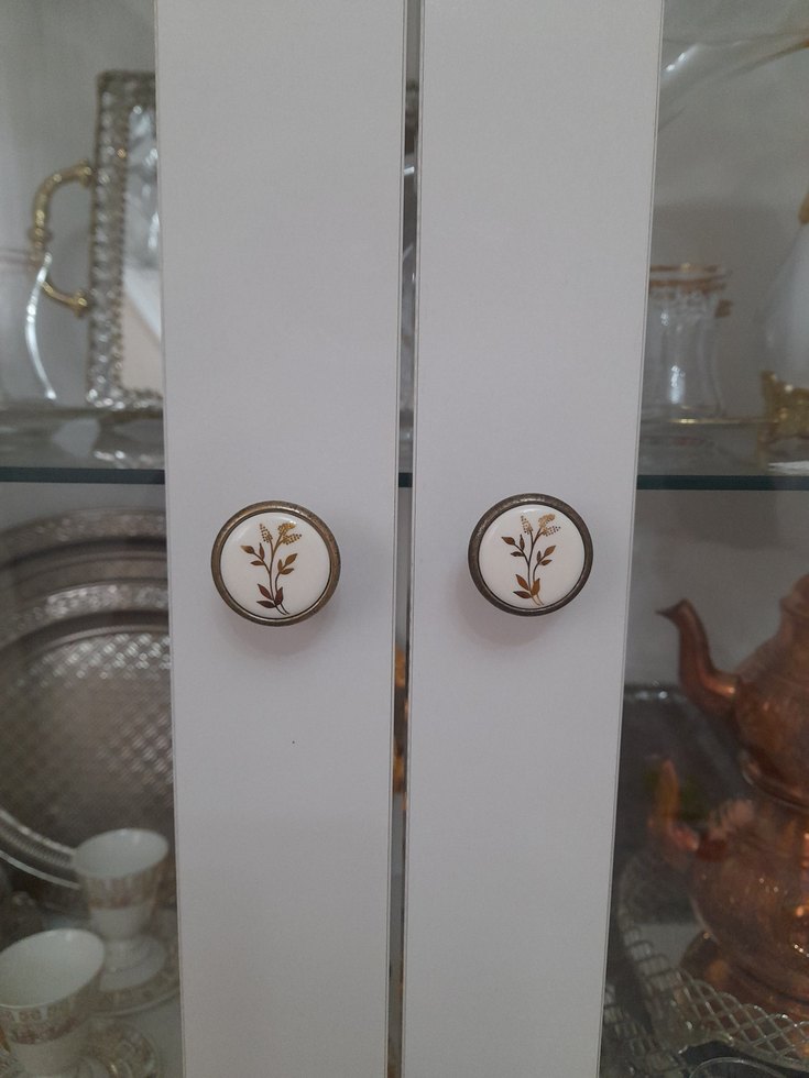 vitrin gümüşlük kitaplık - Görsel 4