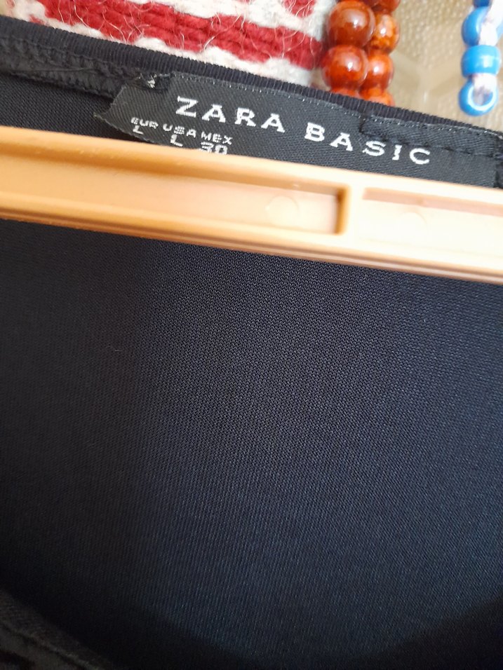 Kırmızı Siyah Hamile Midi Tunik - Görsel 3