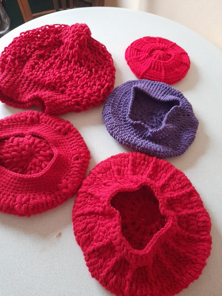 Renkli Kadın Örgü Bere - Görsel 2