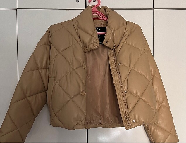 Stradivarius Krem Deri Mont