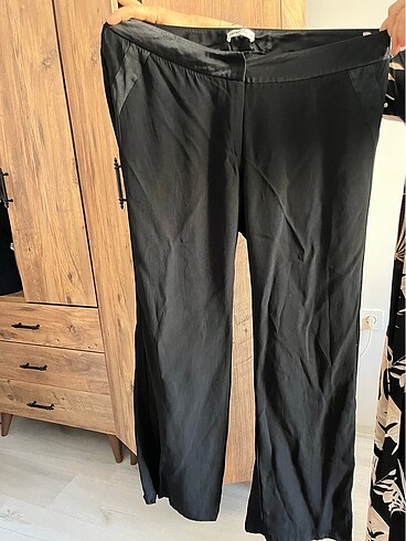 siyah abiye kumaş pantolon