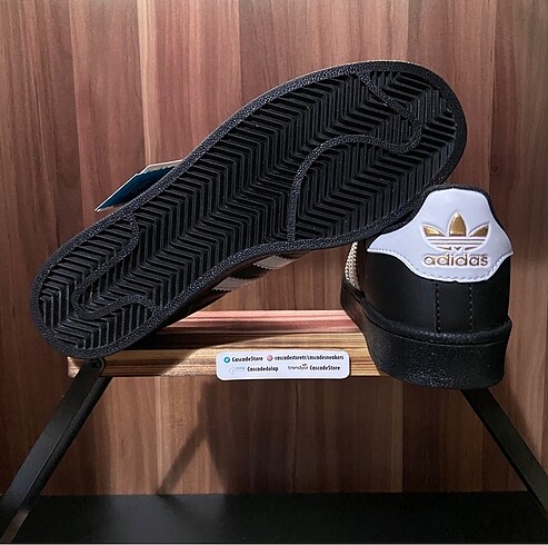 40 Beden siyah Renk Adidas Süperstar Orjinal İthal