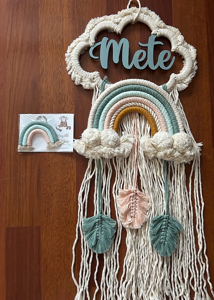 Makrome kapı süsü - Görsel 3