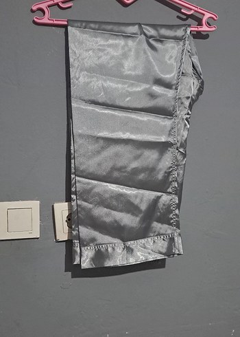 Gri Erkek Uzun Kollu Düğmeli Pijama takımı - Görsel 4