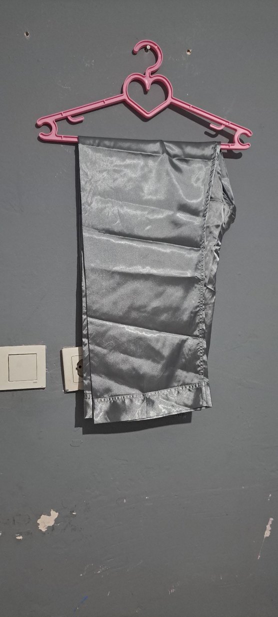 Gri Erkek Uzun Kollu Düğmeli Pijama takımı - Görsel 4