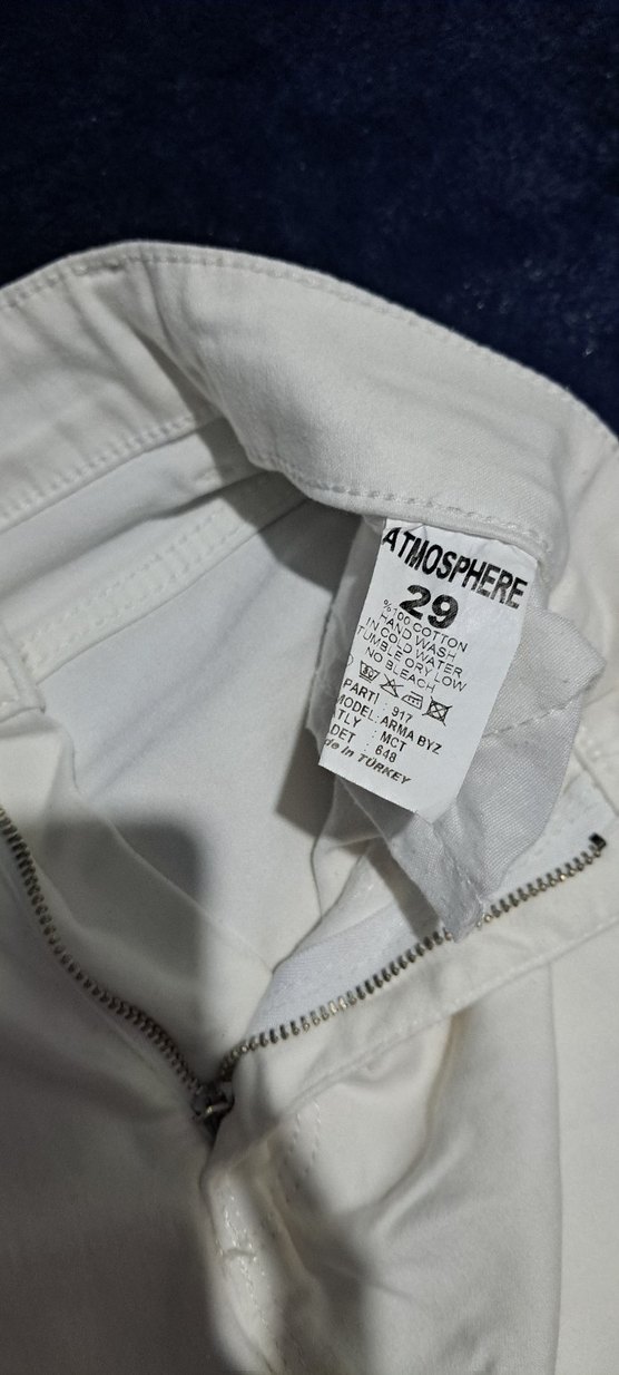 Beyaz Kadın Kumaş Pantolon - Görsel 2