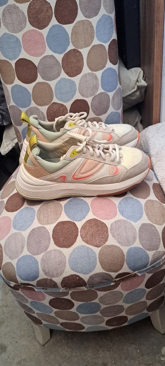 Bağcıklı Çok Renkli Tie-Dye Sneakers - Görsel 2