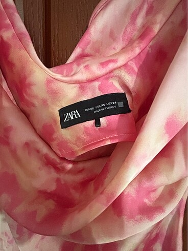 xs Beden pembe Renk Zara elbise