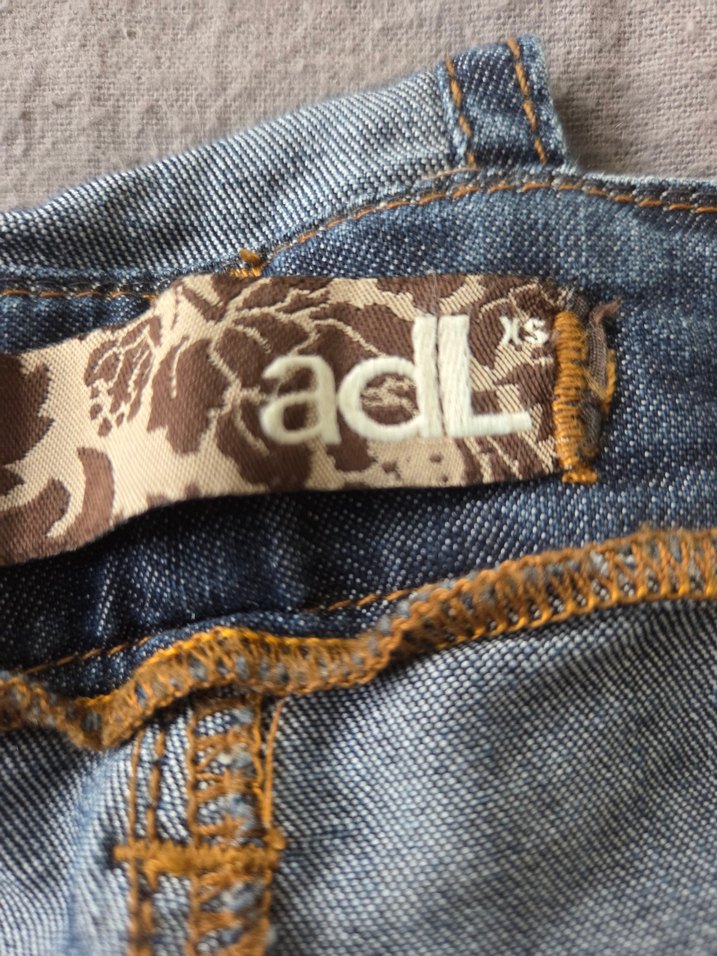 Kadın Koyu Mavi Denim Kısa Tulum - Görsel 5