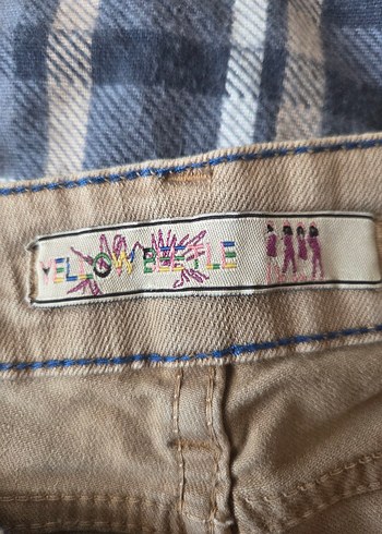 Bej bermuda şort - Görsel 8