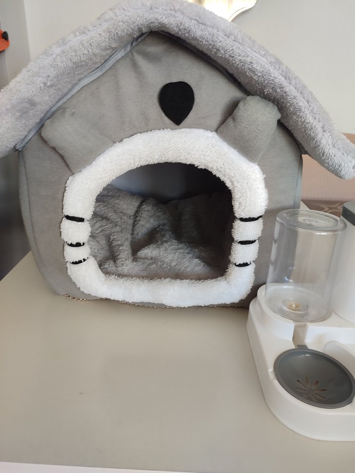 Gri Kediler İçin Yumuşak Ev - Görsel 2