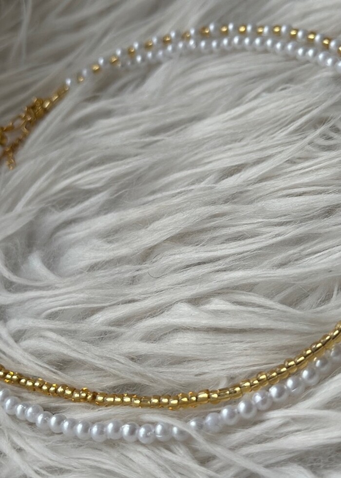 İnci kolye 2 li - Görsel 3