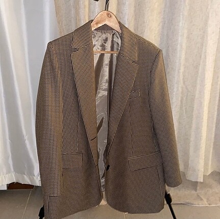 Manuka Blazer Ekose Ceket