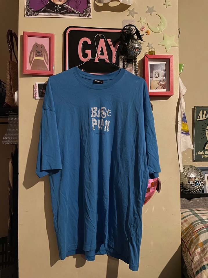 Oversize Baskı Tshirt #Breezy - Görsel 4