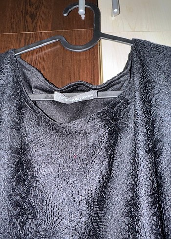 Siyah Dantel Midi Uzun Kollu Gece Elbisesi - Görsel 2