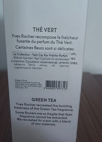 Yves Rocher Yves Rocher Yeşil Çay EF 
