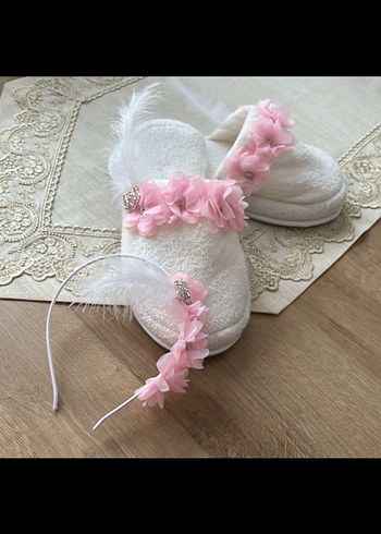 Lohusa terlik ve taç seti - Görsel 4