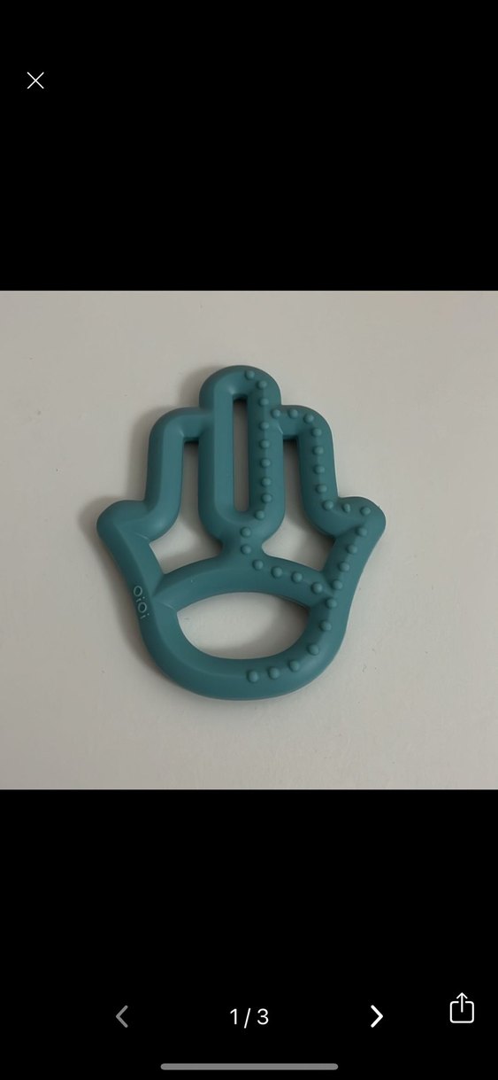 Oioi Turkuaz Bebek Diş Kaşıyıcı Üründe en ufak çizik yok - Görsel 3