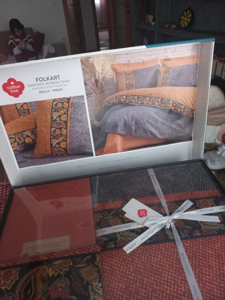 Cotton box çift kişilik nevresim takımı - Görsel 5