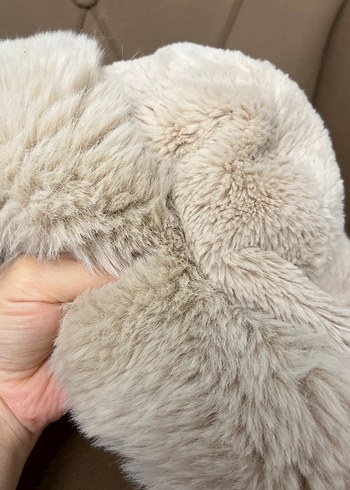 Lc wakiki Bej Kürklü Kadın Yün Şapka - Görsel 5