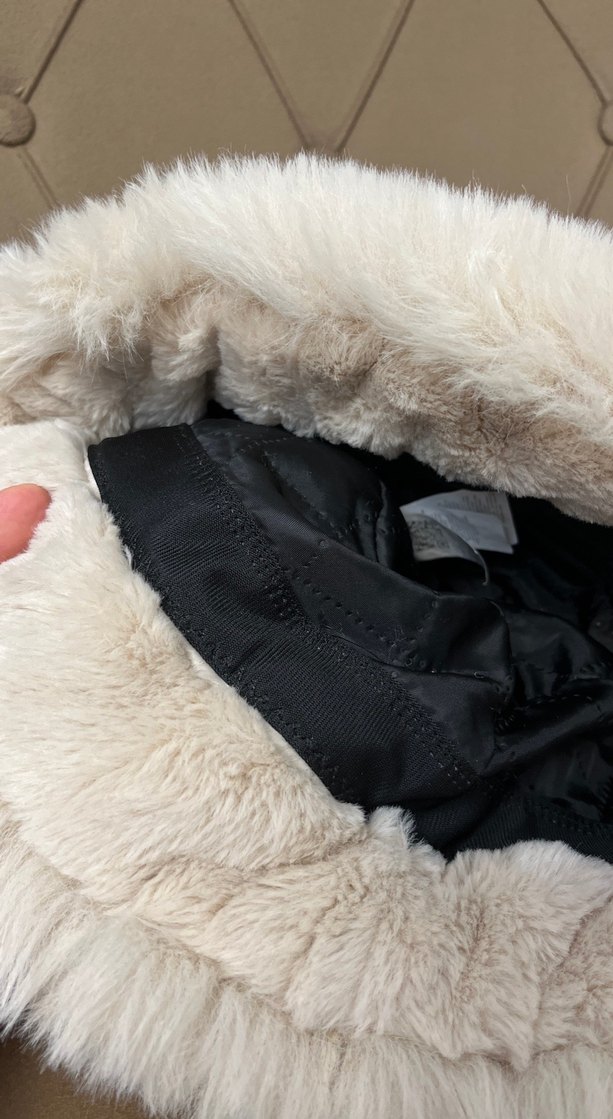 Lc wakiki Bej Kürklü Kadın Yün Şapka - Görsel 4