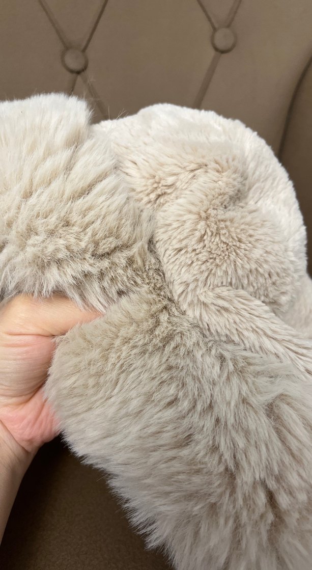 Lc wakiki Bej Kürklü Kadın Yün Şapka - Görsel 5