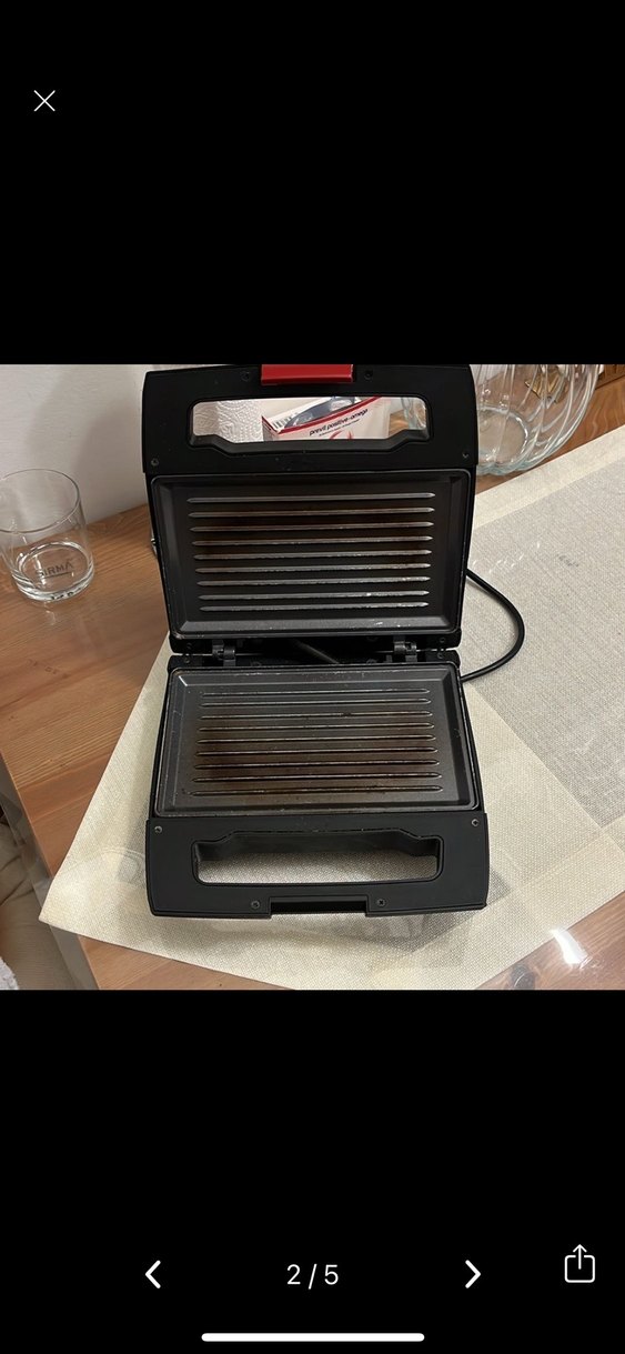 Kırmızı Fakir Gina Tost Makinesi - Görsel 3