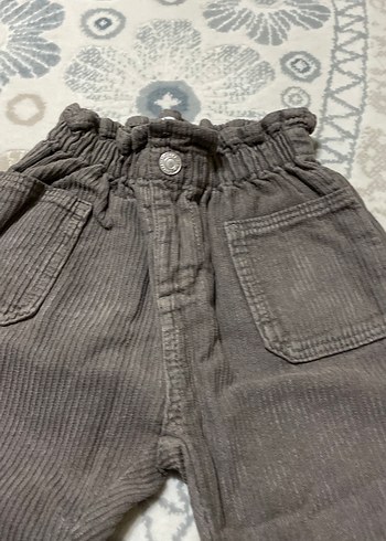 Zara Erkek Çocuk Kahve Bol Kesim Pantolon