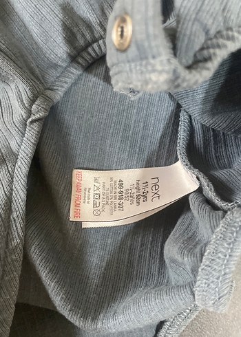 2li Düğmeli Mavi tonlu Bebek Çıtçıtlı Body - Görsel 4