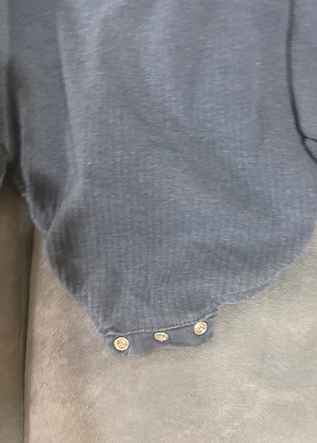 2li Düğmeli Mavi tonlu Bebek Çıtçıtlı Body - Görsel 7