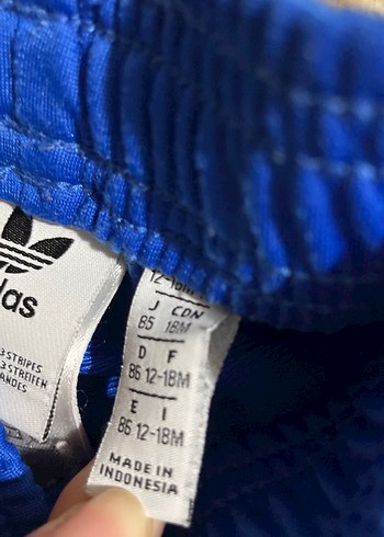 12-18 Ay Beden mavi Renk Erkek Çocuk Mavi Adidas Eşofman Altı