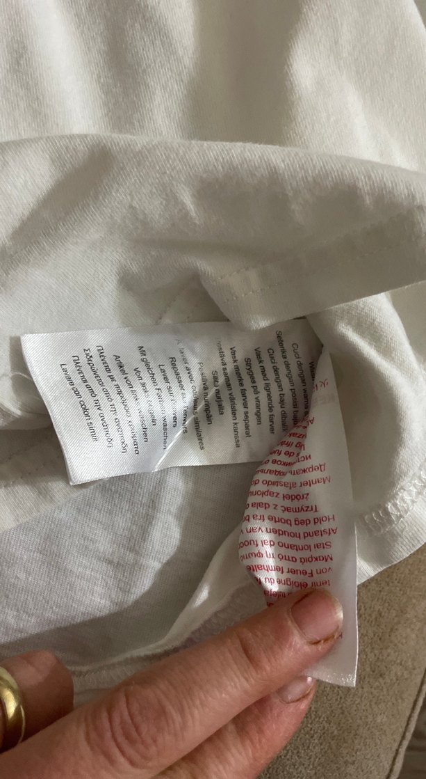 Çocuk Pastel Beyaz Kısa Kollu Basic Tişört - Görsel 4