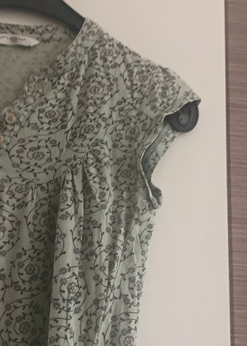 Yeşil Desenli Tunik Elbise - Görsel 4