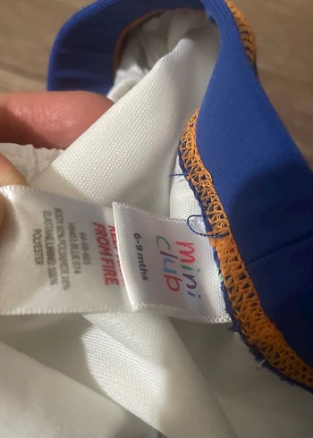 Erkek Çocuk Renkli Baskılı Mavi Mayo Şortu - Görsel 3