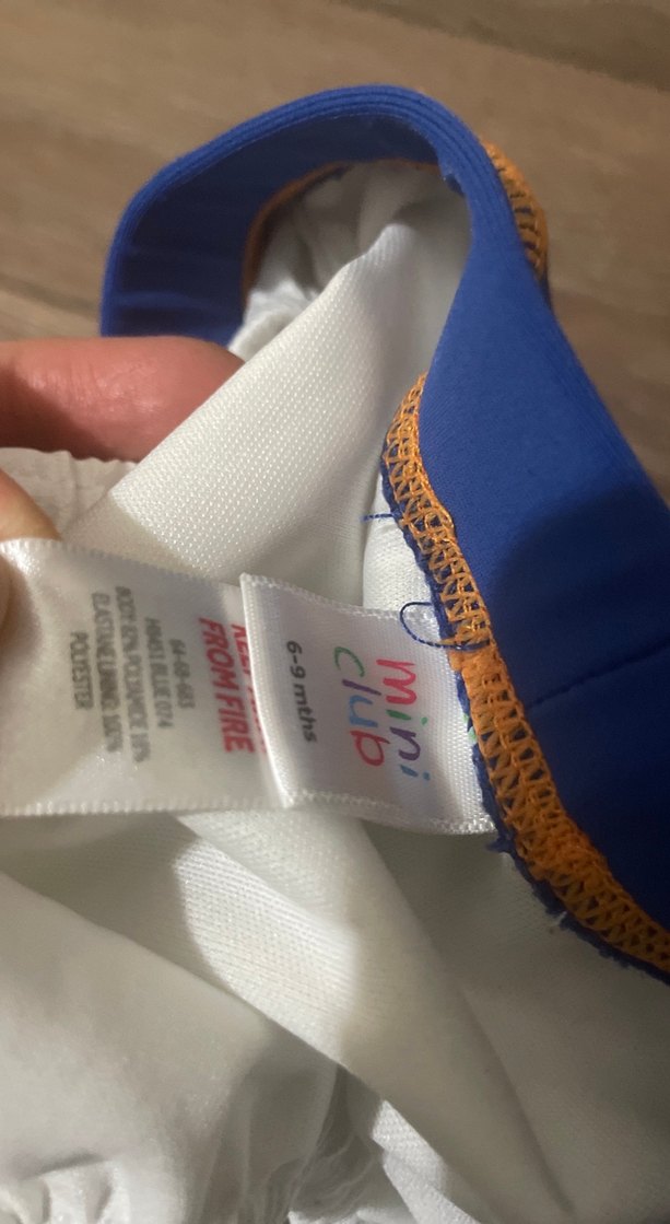 Erkek Çocuk Renkli Baskılı Mavi Mayo Şortu - Görsel 3