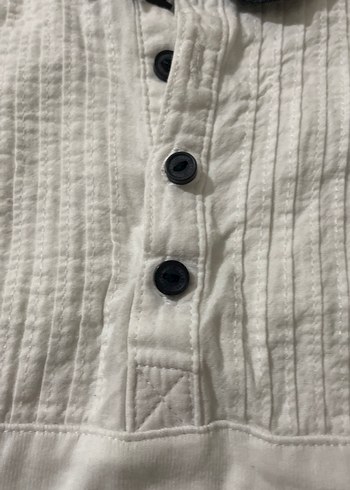 Pamuklu Beyaz Uzun Kollu Bebek Body - Görsel 6